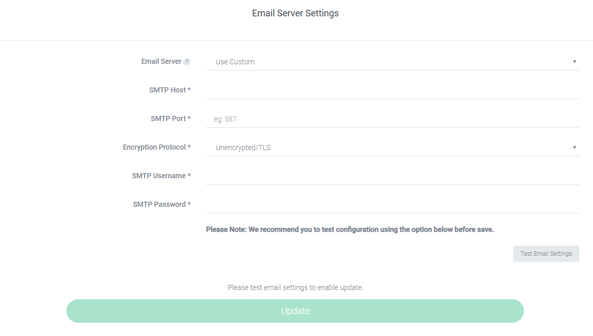 how to setup an email server
